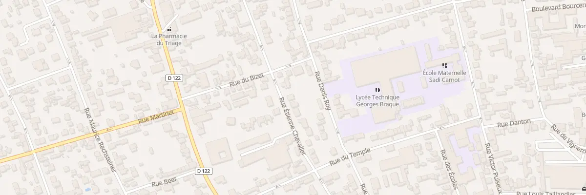 Plan du 36 Rue Etienne Chevalier à Argenteuil