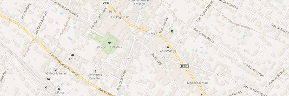 Plan du 9B Rue du Rû à Saint-Leu-la-Forêt