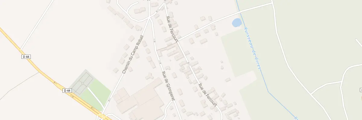 Plan du 21 Rue de Fercourt à Cauvigny