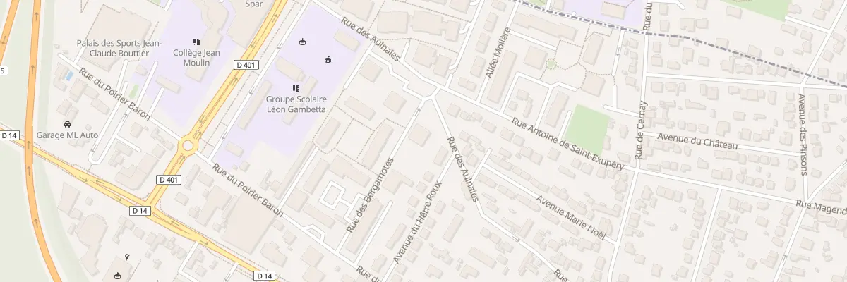 Plan du 5 Pl du Poirier Baron à Sannois