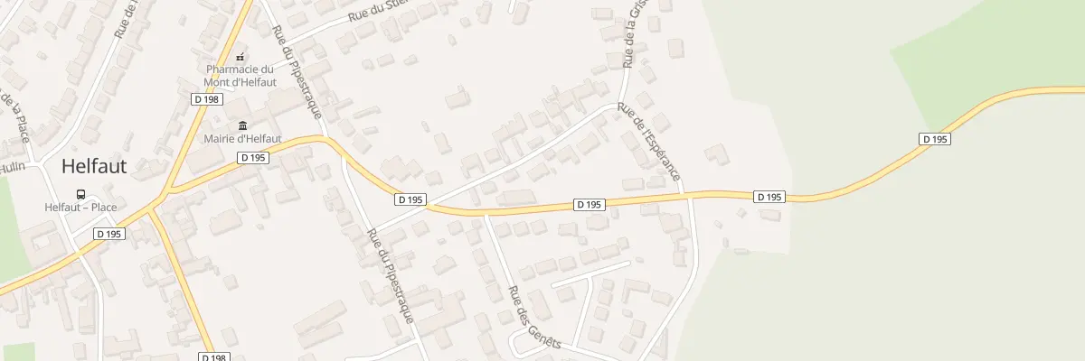 Plan du 88 Rue de l’Espérance à Helfaut