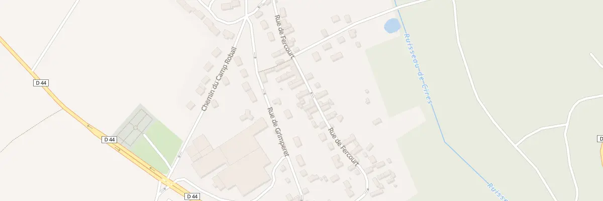 Plan du 19 Rue de Fercourt à Cauvigny
