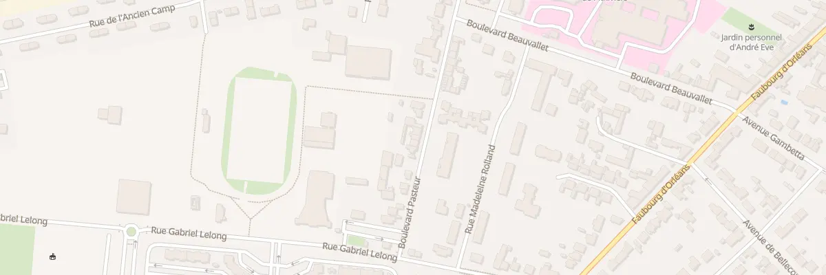 Plan du 34 Bd Pasteur à Pithiviers