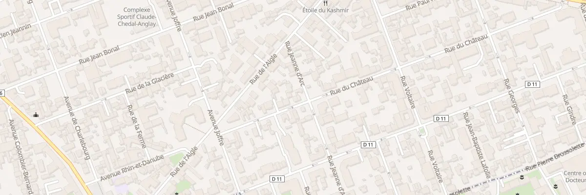Plan du 60 Rue du Château à La Garenne-Colombes