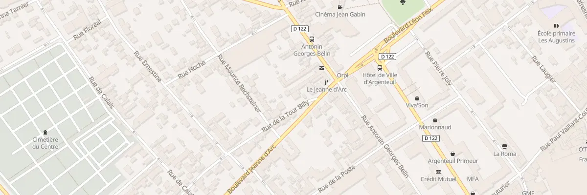 Plan du 2 Rue de la Tour Billy à Argenteuil