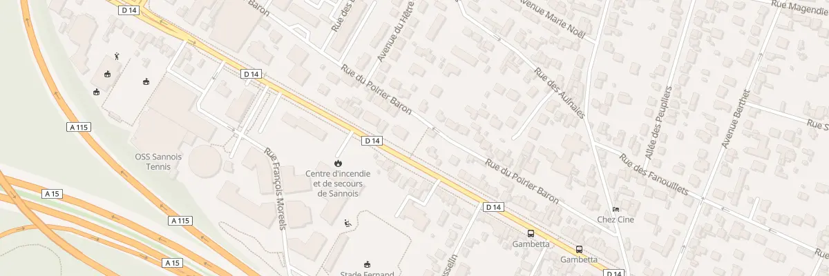 Plan du 48B Bd Gambetta à Sannois