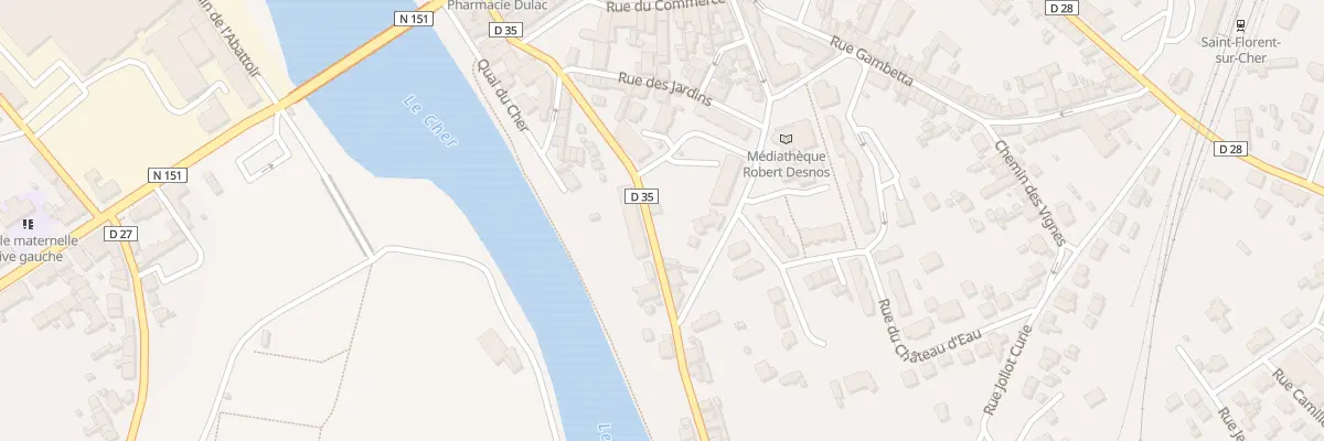 Plan du 13 Rue des Lavoirs à Saint-Florent-sur-Cher
