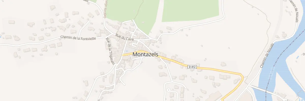 Plan du 38A Le Village à Montazels