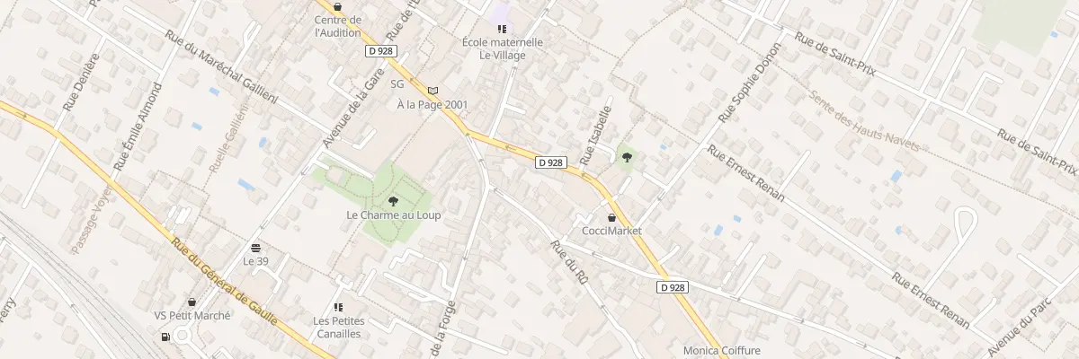 Plan du 10 Rue de Paris à Saint-Leu-la-Forêt
