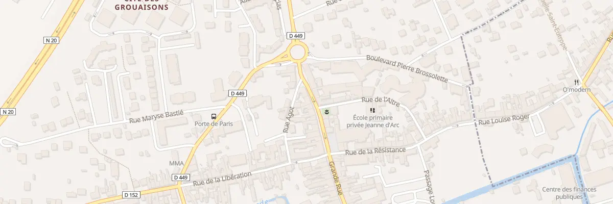 Plan du 12 Gr Grande Rue à Arpajon