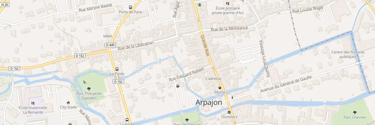 Plan du 44 Grande Rue à Arpajon
