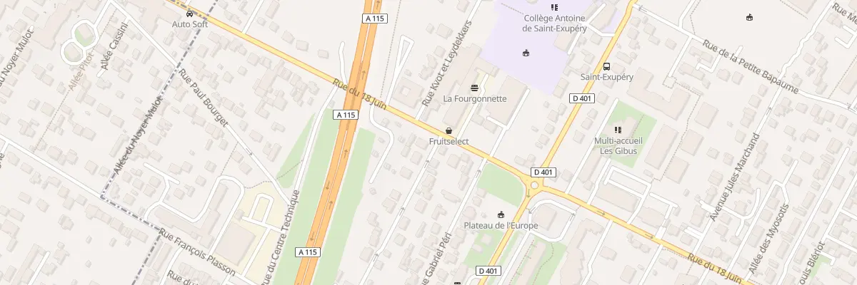 Plan du 133 Rue du Dix Huit Juin à Ermont