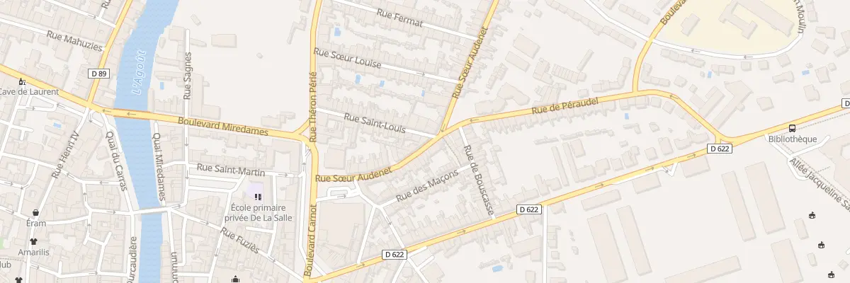 Plan du 29 Rue Soeur Audenet à Castres