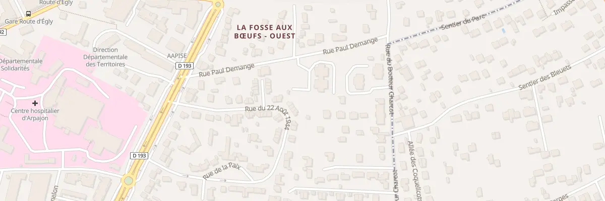 Plan du 45 Rue du 22 Aout 1944 à Arpajon