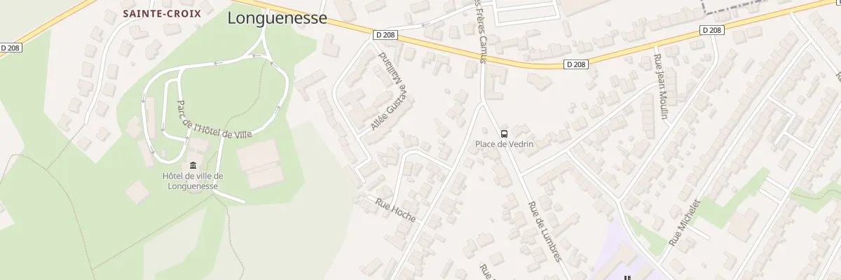 Plan du 2 Rue Hoche à Longuenesse