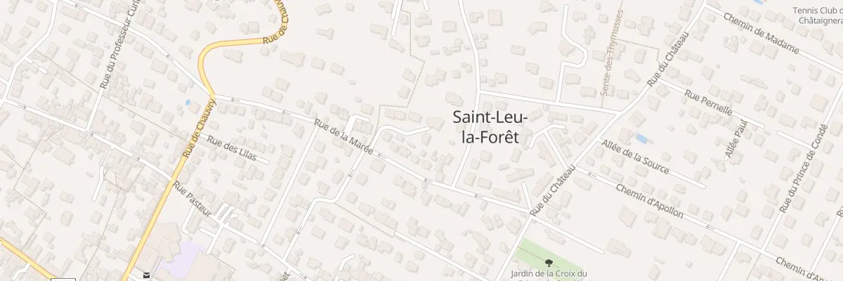 Plan du 24 Rue de la Marée à Saint-Leu-la-Forêt