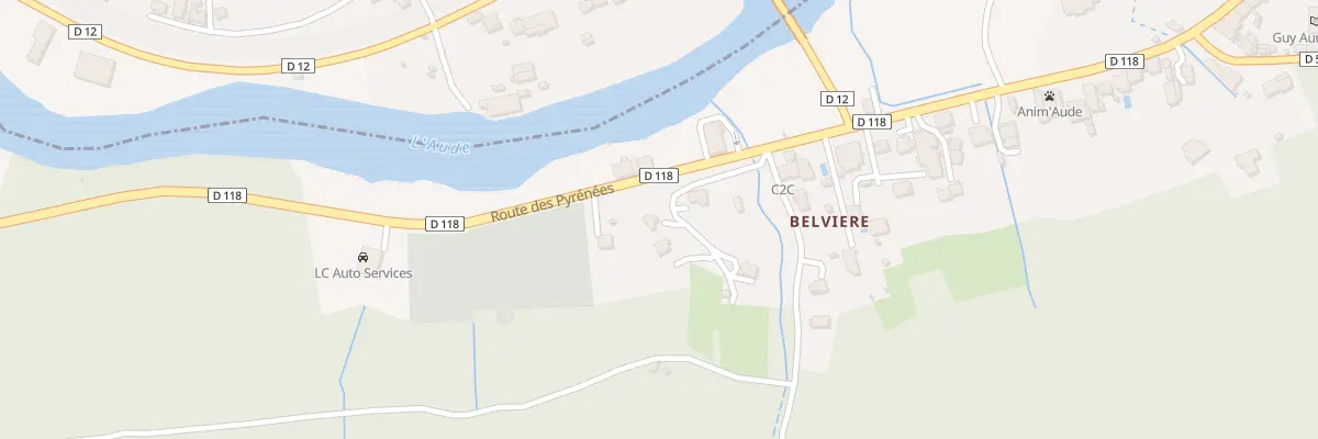 Plan de Belviere à Couiza