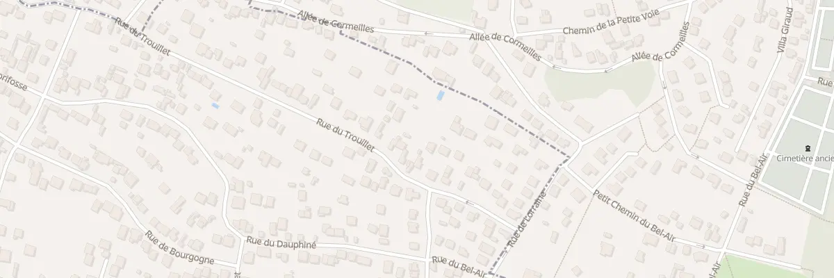 Plan du 22 Rue du Trouillet à Argenteuil