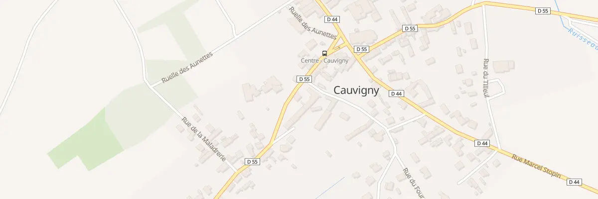 Plan du 2 Rue de Château Rouge à Cauvigny