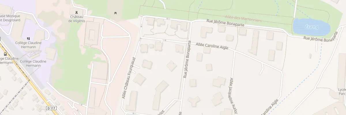 Plan du 13 Rue Jérôme Bonaparte à Massy
