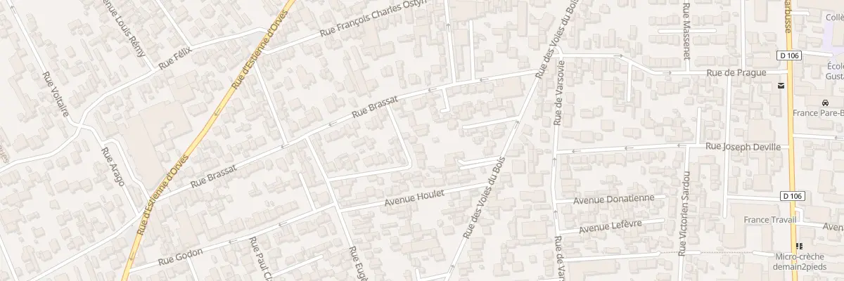 Plan du 11 Rue Serpente à Colombes