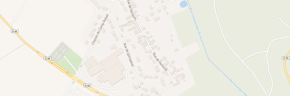 Plan du 15 Rue de Fercourt à Cauvigny