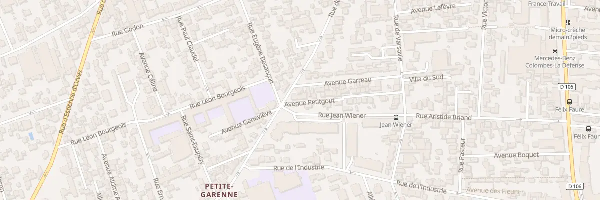 Plan du 147 Rue des Voies du Bois à Colombes