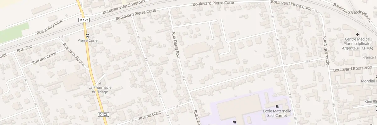 Plan du 86 Rue Denis Roy à Argenteuil