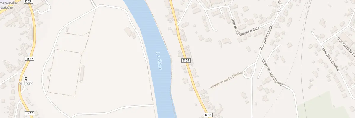Plan du 28 Rue des Lavoirs à Saint-Florent-sur-Cher