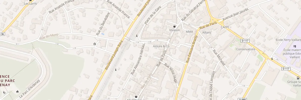 Plan du 3 Rue Alexandre Néreau à Palaiseau