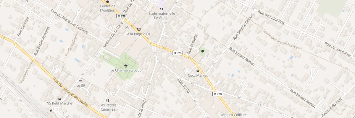 Plan du 12 Rue de Paris à Saint-Leu-la-Forêt