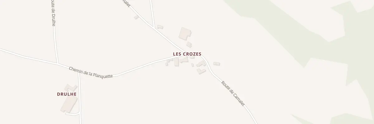 Plan du 1364 Che de la Planquette à Tayrac