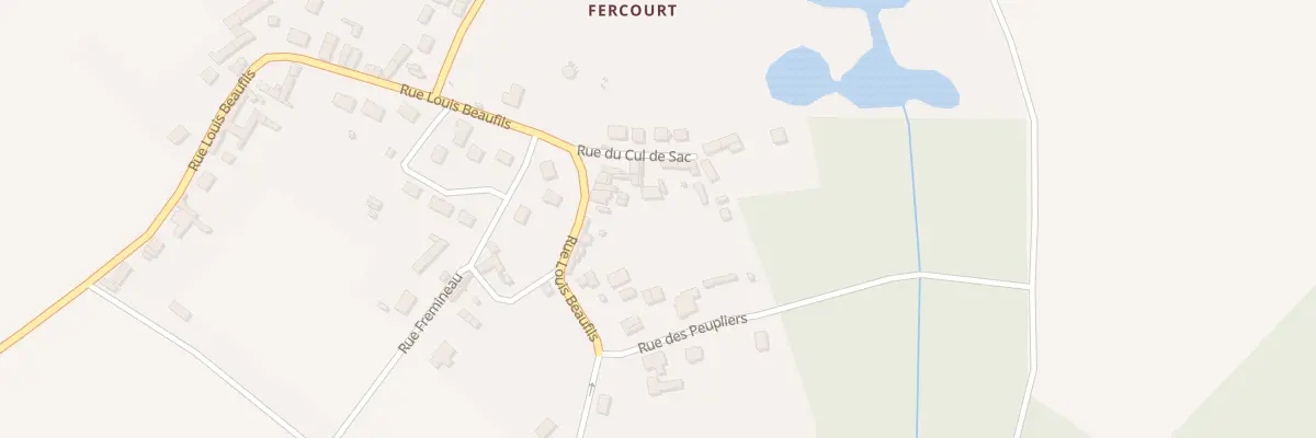 Plan du 1B Rue Cul de Sac à Cauvigny