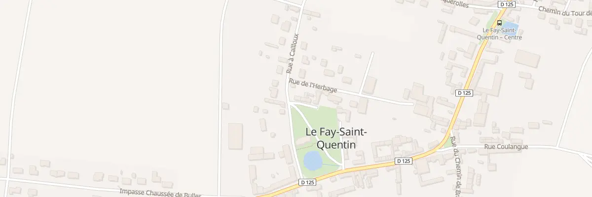 Plan du 116 Pl de la Franche Mare au Fay-Saint-Quentin