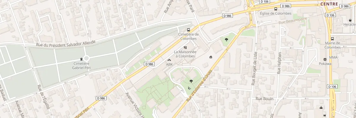 Plan du 73 Rue Gabriel Péri à Colombes