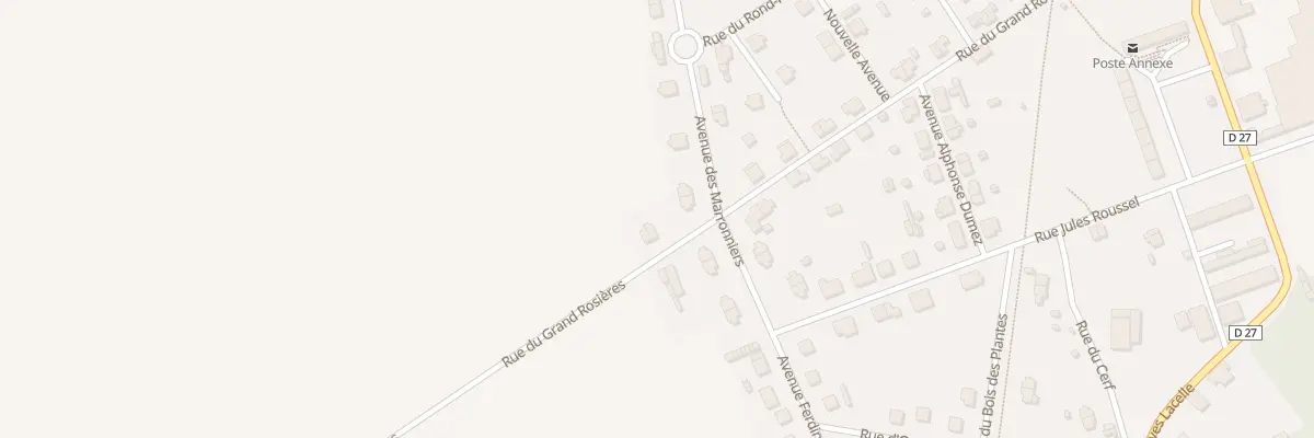 Plan du 18 Rue du Gd Rosieres à Lunery