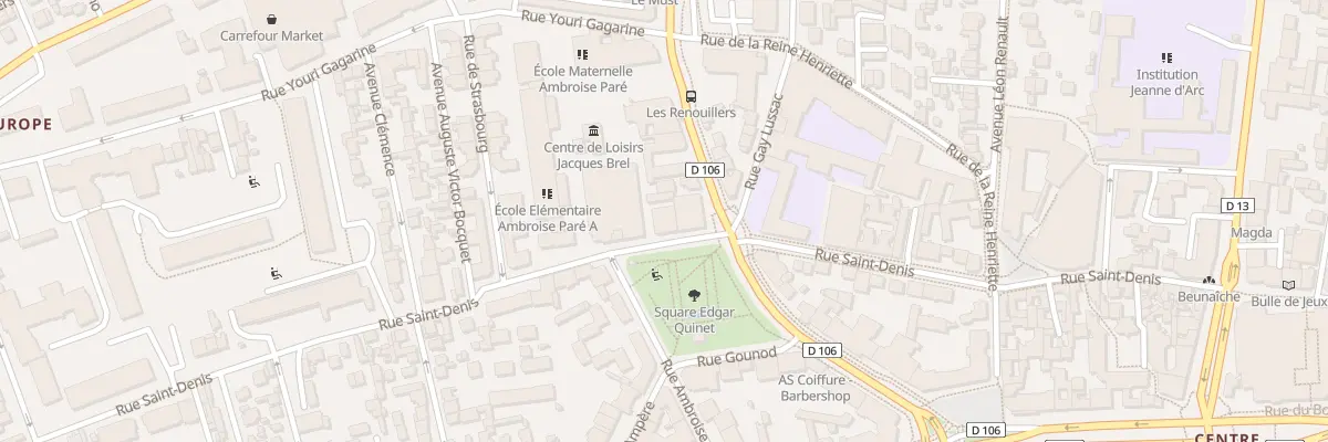 Plan du 132 Rue Saint-Denis à Colombes