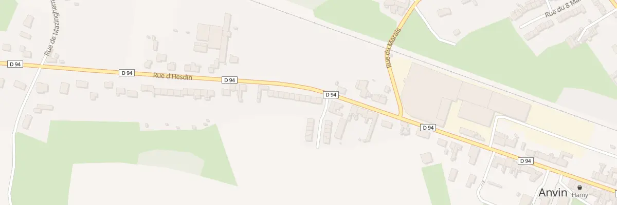 Plan du 670 Rue d’Hesdin à Anvin
