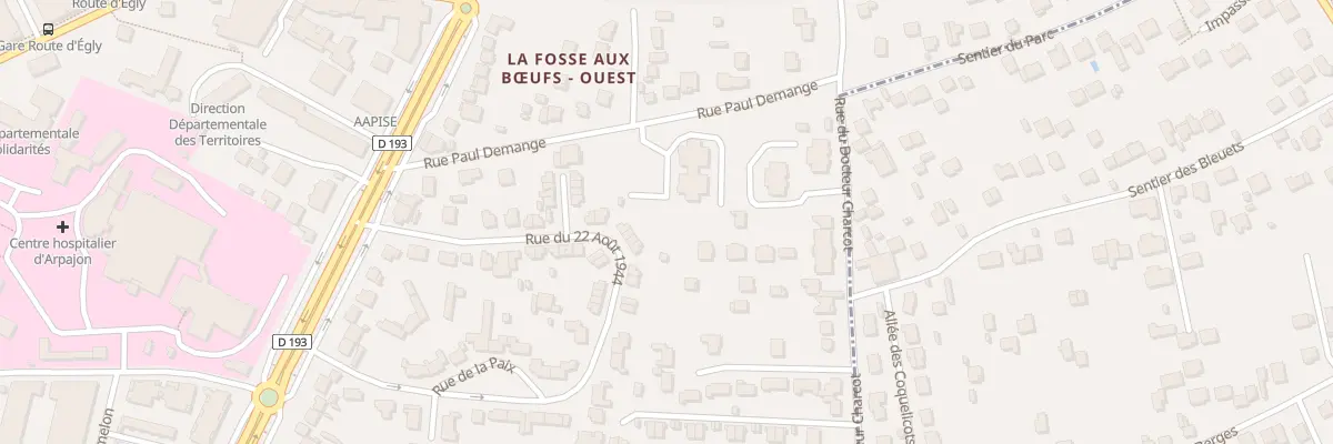 Plan du 47 Rue du 22 Aout 1944 à Arpajon