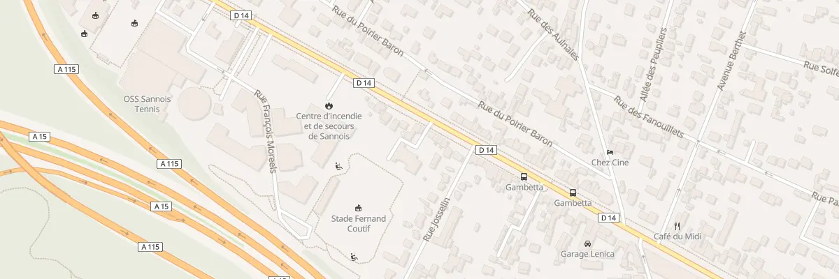 Plan du 51 Bd Gambetta à Sannois