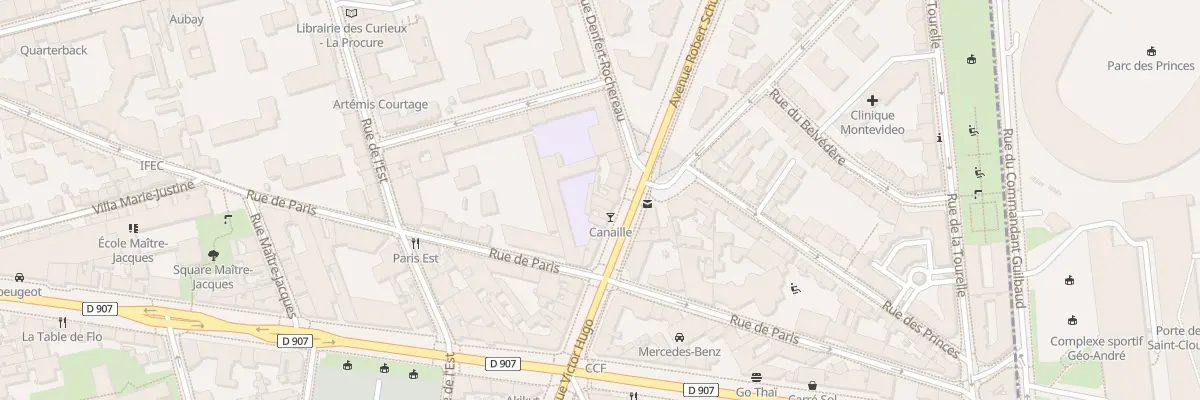 Plan du 44 Av Victor Hugo à Boulogne-Billancourt