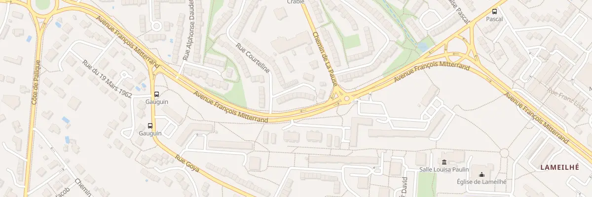 Plan du 10 Rue Courteline à Castres