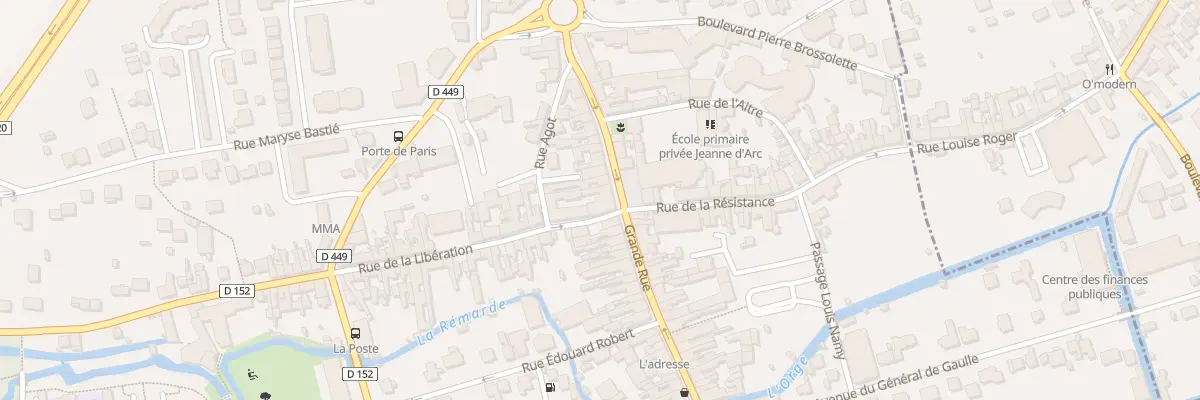 Plan du 28 Gr Grande Rue à Arpajon