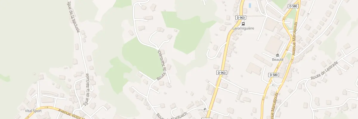 Plan du 330 Rte de Nantuech à Decazeville