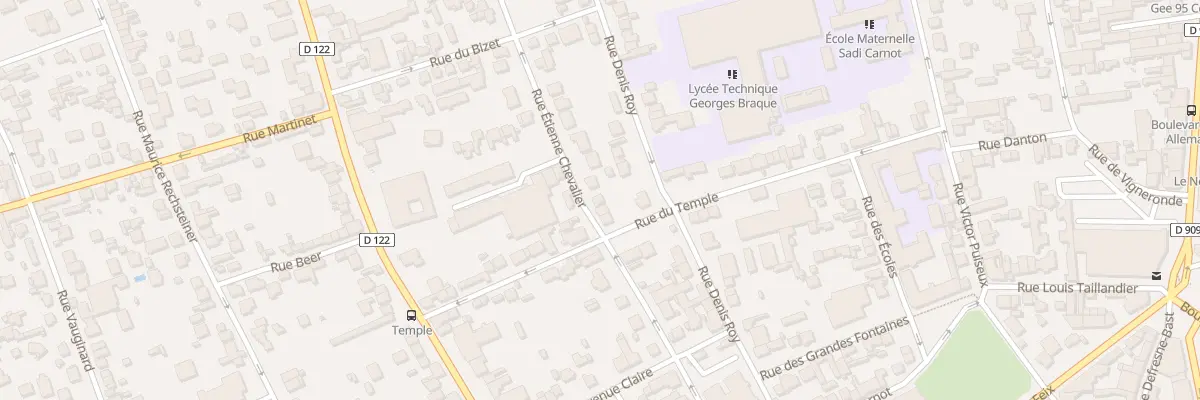 Plan du 28 Rue Etienne Chevalier à Argenteuil