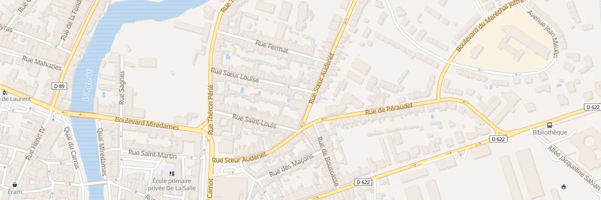 Plan du 39 Rue Soeur Audenet à Castres