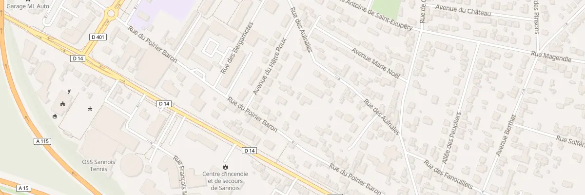Plan du 42B Rue du Poirier Baron à Sannois