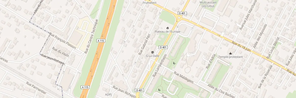 Plan du 17 Rue Gabriel Péri à Ermont