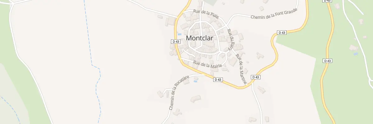 Plan du 5076 Le Village à Montclar