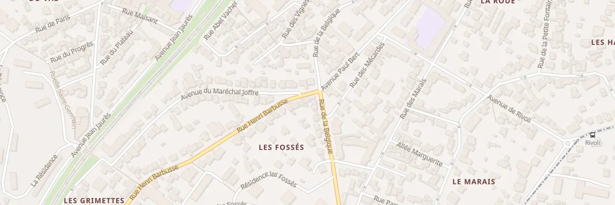 Plan du 1B Rue Henri Barbusse à Meudon